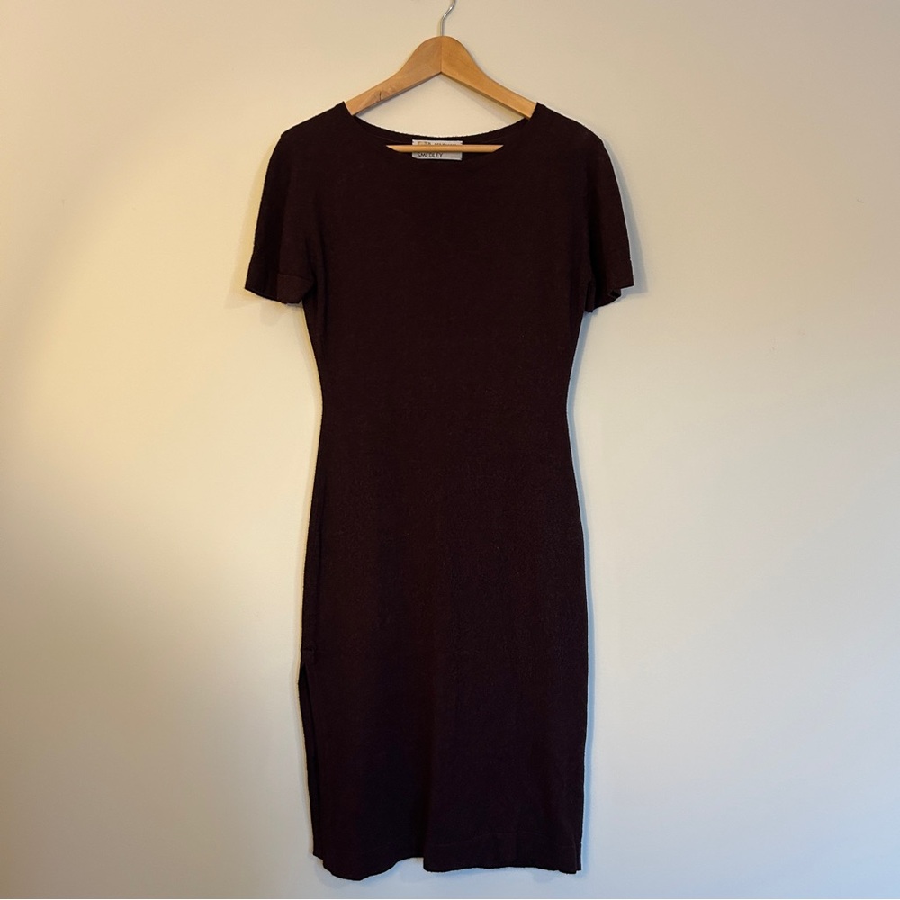 John Smedley Brown Sweater Dress